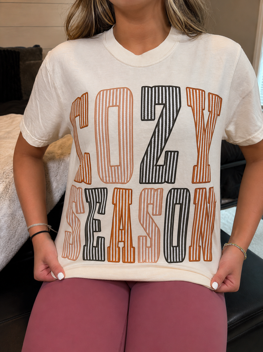 Cozy Season Tee: IVORY
