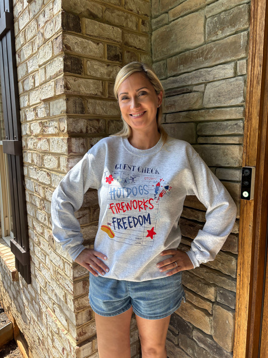  4th Of July USA Graphic Sweatshirt
