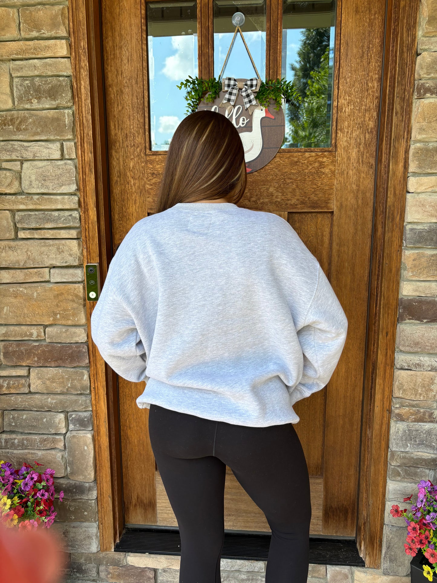 98 Camo Graphic Pullover: ASH GREY