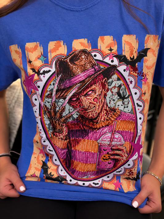 Freddy Slushie Graphic: FLO BLUE