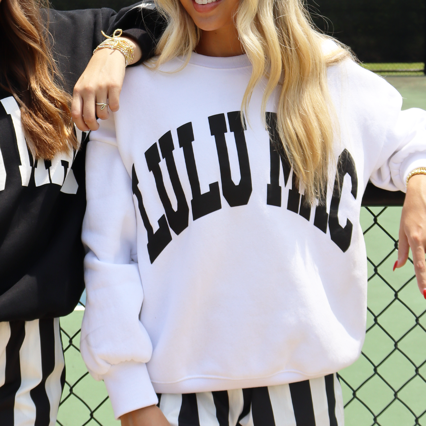 LULU MAC: White & Black Puff