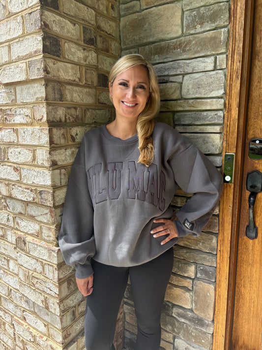 LULU MAC: Dark grey & Grey Puff