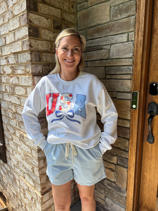 Patriotic USA July 4th Sweatshirt
