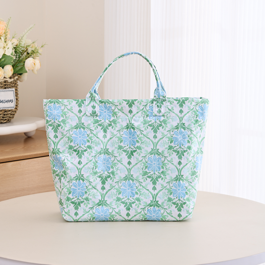 Waterproof Tote Bag PVC Beach Bag : Heirloom Garden